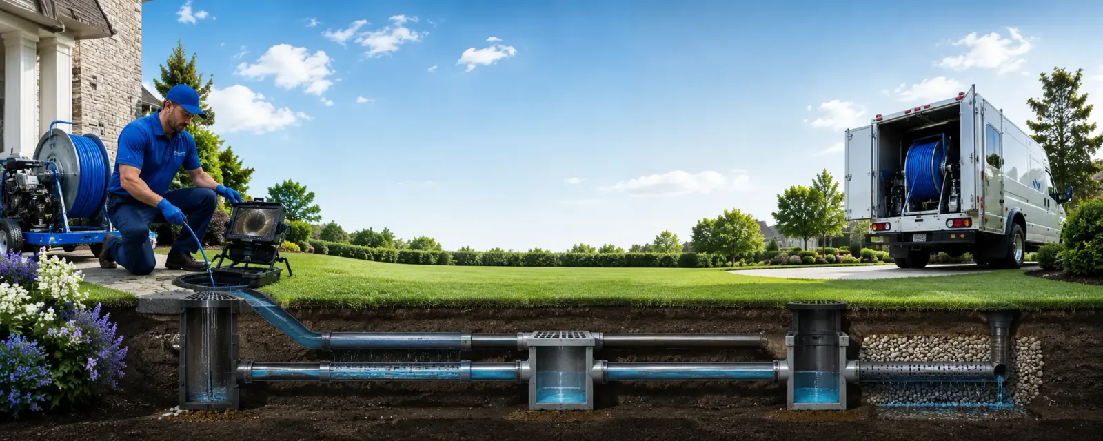 Outdoor drain cleaning information for Washta, IA